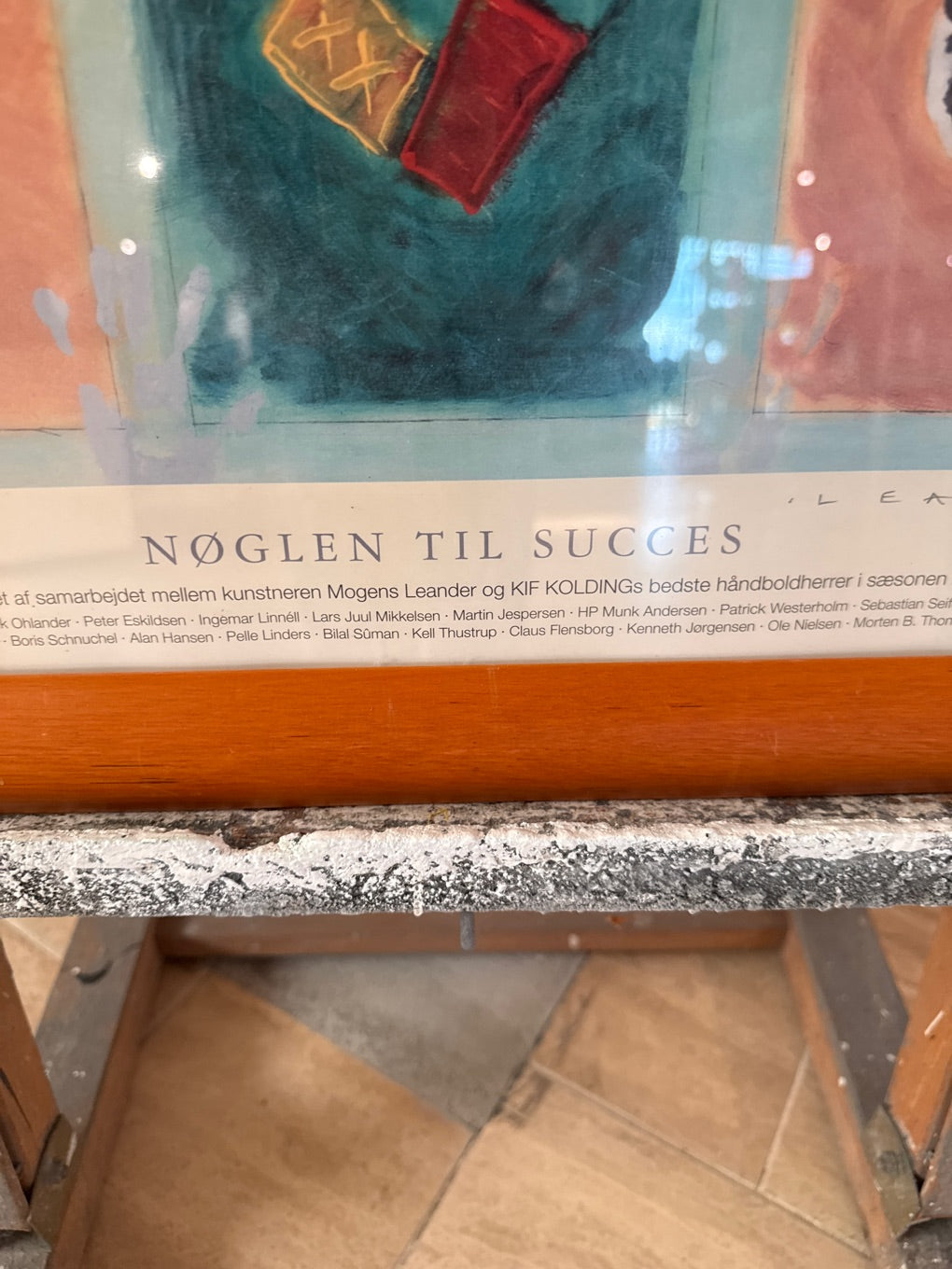 Maleri "nøglen til succes"